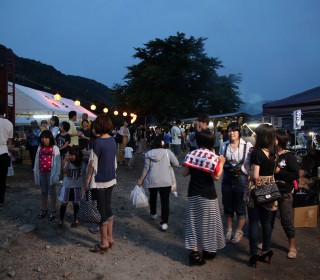 大谷山荘のホタル散歩